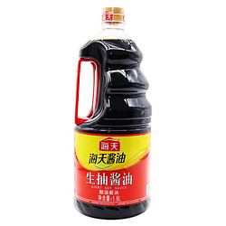 海天 生抽酱油1.9L黄豆酿造家用大瓶装炒菜凉拌蘸料提鲜调味料商用