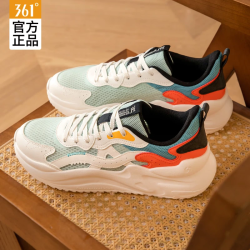 361男鞋休闲运动鞋老爹鞋新款跑步鞋网面透气nf0软弹科技耐磨防滑羽毛