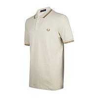 FRED PERRY 男麦穗刺绣全棉短袖polo衫男士XY