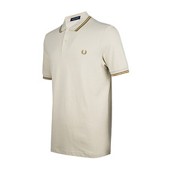 FRED PERRY 佛莱德·派瑞 男麦穗刺绣全棉短袖polo衫男士XY