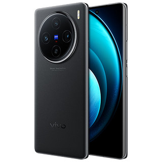 vivo X100 12GB+256GB 辰夜黑 蓝晶×天玑9300 蔡司影像 120W双芯闪充 5G 拍照 手机 vivo合约机 移动用户专享