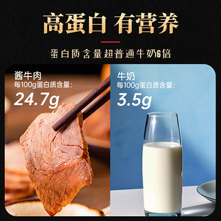 食乐康五香草原酱牛肉150g*5袋内蒙古卤牛肉真空熟食即食牛腱子下酒菜 150g五香酱牛肉*5袋