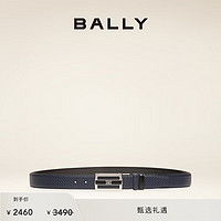 BALLY 巴利 男士蓝色编织皮革腰带