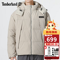 Timberland添柏岚羽绒服男冬季户外旅行通勤防寒保暖加厚羽绒外套A5RFG 灰褐色/A5RFGCY2 XL/185