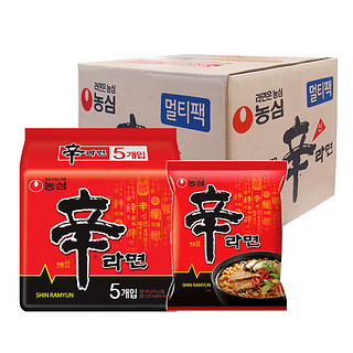 NONGSHIM 农心 韩国进口农心辛拉面韩式速食方便面拉面泡面整箱批发袋装