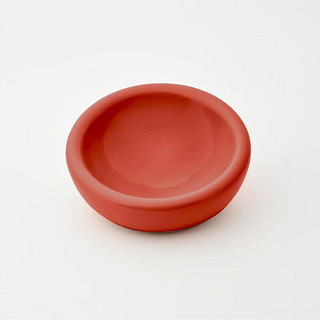 无印良品 MUJI 炻瓷 碗 宠物用 宠物用品 猫碗狗碗宠物碗食盆 橙色 S 口径122mm/90mL
