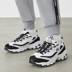 skechers斯凯奇熊猫鞋女鞋新款运动鞋厚底休闲鞋复古老爹鞋13148