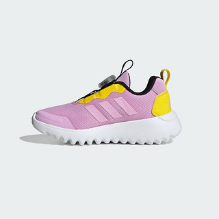 阿迪达斯（adidas）童鞋春秋男女大小童BOA旋钮运动鞋 ID7844粉 3-/36码/220mm 