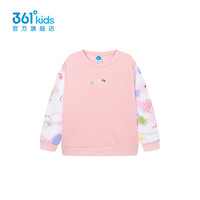 361°【商场同款】童装女童套头卫衣2024年春季新款小童卫衣