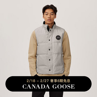 加拿大鹅（Canada Goose）Garson男士黑标羽绒马甲经典升级 2081MB 432 石灰色 M