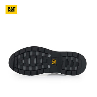 CAT卡特运动休闲鞋男士户外防水牛皮机能款健步鞋24 棕黄+黑色 40
