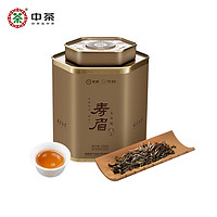 中茶茶叶 福鼎白茶 七年陈寿眉 守白系列罐装散茶100g