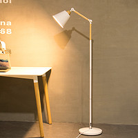 古普 落地灯阅读现代简约LED护眼钓鱼灯创意北欧客厅卧室书房立式台灯