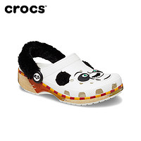 crocs 卡骆驰 功夫熊猫系列 儿童洞洞鞋 209463-100 白色 33码
