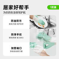 喵满分 每月一分购不包邮———-喵满分PVC家务清洁手套1双装