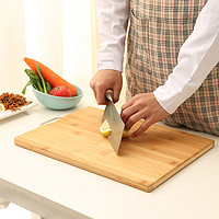 阿可巴 菜板家用切菜板实木防霉抗菌水果擀面加厚特大号小砧案板竹切菜板