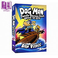 Dog Man 11 Twenty Thousand Fleas Under the Sea神探狗狗11 英文原版 桥梁漫画图像小说 Dav Pilkey 7-12岁