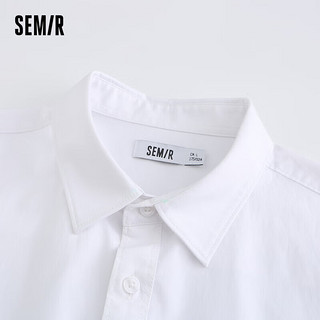 森马（Semir）短袖衬衫男夏季舒适莱卡弹力休闲时尚学院风上衣101322104109 M