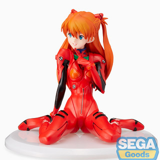 SEGA 新世纪福音战士EVA 手办模型玩具 22cm 明日香坐姿