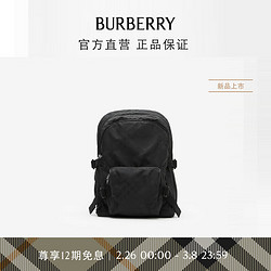 BURBERRY 博柏利 男包 格纹提花双肩包80808401