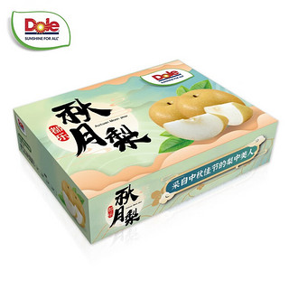 Dole 都乐 秋月梨 产地直发 现摘现发 1.6kg6枚单果260g+小礼盒