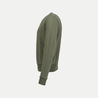 拉夫劳伦（Ralph Lauren）  秋冬款男士徽标圆领运动衫卫衣 绿色 L