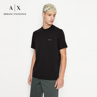 阿玛尼 EMPORIO ARMANIARMANI EXCHANGE男装AX男士基础印花休闲T恤衫 XL 1200黑