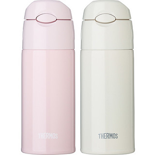 THERMOS 膳魔师 不锈钢保冷保温杯便携水杯成人学生吸管杯FHL-402 400ml