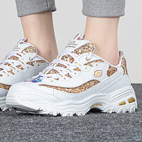 SKECHERS 斯凯奇 休闲鞋女鞋新款厚底鞋缓震显高熊猫鞋运动鞋11916