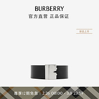 博柏利（BURBERRY）【】腰带男 双面两用皮革 B 字型腰带80808031 95