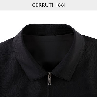 CERRUTI 1881男装早春风衣商务休闲羊毛翻领夹克外套男C4950EI051 深蓝色 54