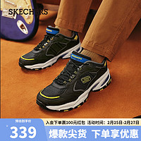 斯凯奇（Skechers）户外机能老爹鞋休闲运动鞋男237145BKYL黑色/黄色44