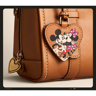 Fossil化石女包旅行单肩斜挎包DISNEY联名款心形SL10052216 Disney Fossil Mini Bag 迷你包