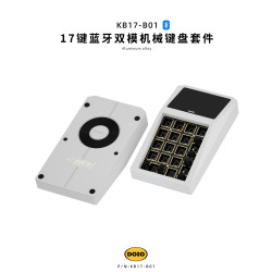 DOIO 特斯拉模型铝合金蓝牙机械键盘套件Cyberpad自定义KB17-B01