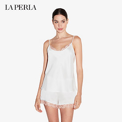 LA PERLA 女士内衣PER LEI系列蕾丝吊带睡衣上装 W230白色 L