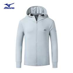 mizuno美津浓防晒衣男透气钓鱼凉感皮衣轻薄速干外套户外夹克防晒服