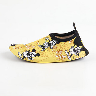 范德安（BALNEAIRE）迪士尼米奇和他的朋友们系列儿童沙滩鞋时尚可爱 DKSTX01 萌动黄 32-33