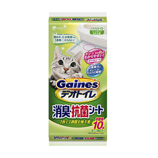 Gaines 佳乐滋 日本进口猫尿垫除臭 双层猫砂盆专用测猫尿液健康宠物尿不湿 无香型