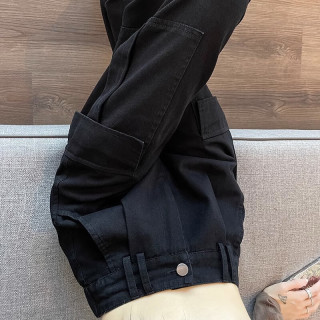  朵粉儿 显瘦 女士工装裤
