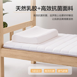 SHUIXINGHOME 水星家纺天然乳胶床垫宿舍单人加厚款被褥垫子防滑软垫