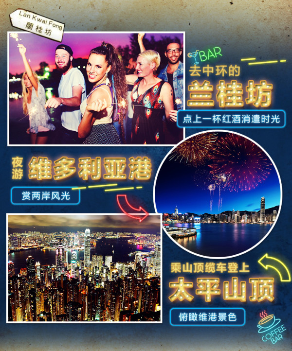 支持开口程，不走回头路！上海浦东飞香港/澳门3-5天自由行（含往返含税机票+行李额度）