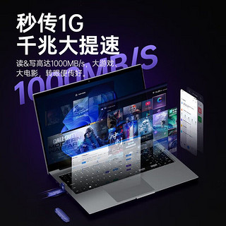 MOVE SPEED 移速 2TB USB3.2 Type-C 固态U盘 读速1000MB/s 支持苹果15系列