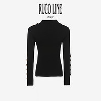 RUCOLINE Ruco Line如卡莱纯色针织毛衫毛衣女打底衫商场同款