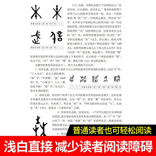 细说汉字：1000个常用汉字的起源与演变 加厚修订版 左民安 生动剖析汉字起源与演变 图书