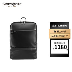 Samsonite 新秀丽 14英寸双肩电脑包 黑色