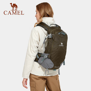 CAMEL 骆驼 登山包轻便女户外徒步双肩包休闲旅行登山背包男 1S32267148 黑色