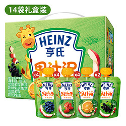 Heinz 亨氏 果汁泥120g*14（果泥 婴儿辅食  6-36个月适用)