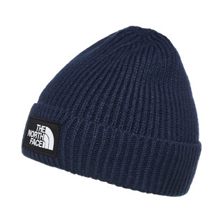 the North Face 【JD物流直达】美版LOGO男女防风保暖针织毛线帽Beanie 8K2-顶峰海军色 One size