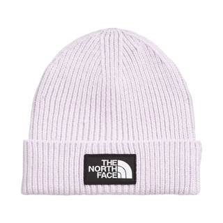 the North Face 【JD物流直达】美版LOGO男女防风保暖针织毛线帽Beanie 6S1-薰衣草雾色 One size