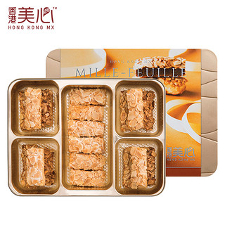 美心（Meixin）港版美心香脆杏仁条榛子条礼盒202g 特产饼干糕点